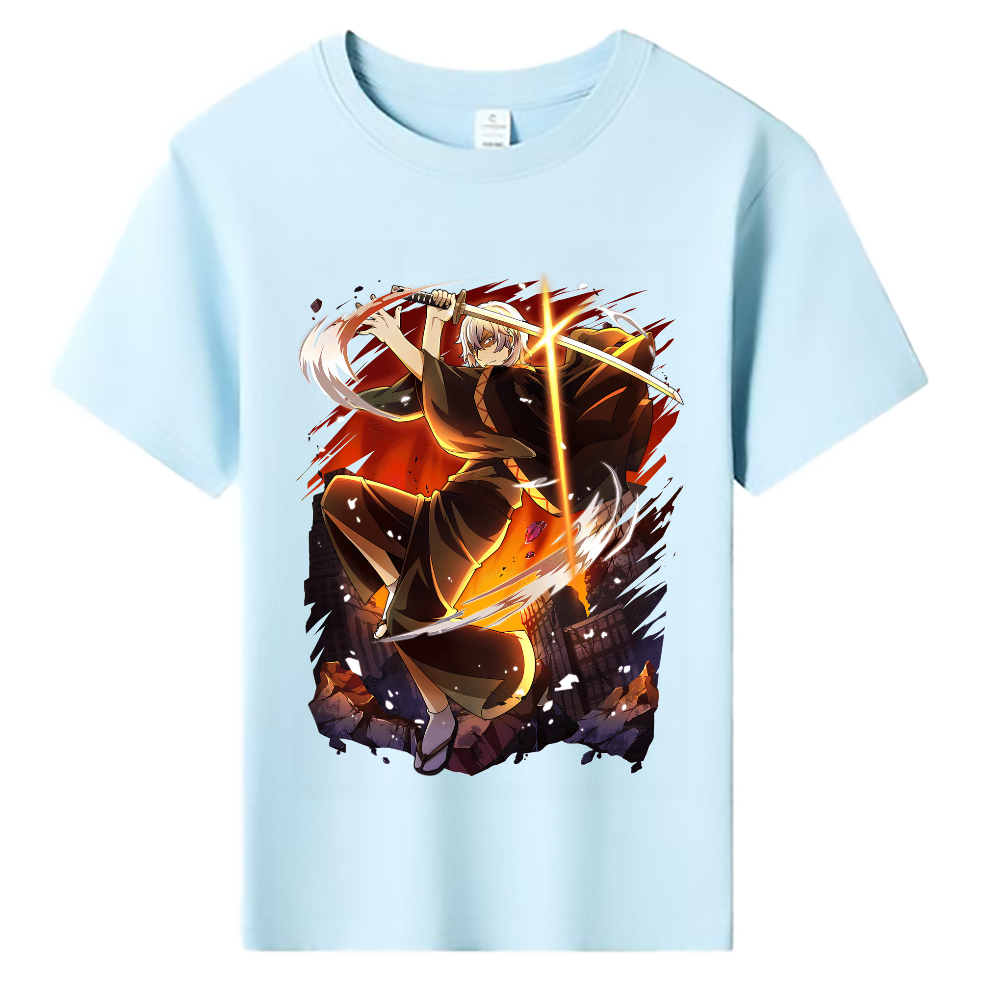 （画像用） 文豪ストレイドッグス Bungo Stray Dogs 綿100％キッズTシャツ（フロントプリント）